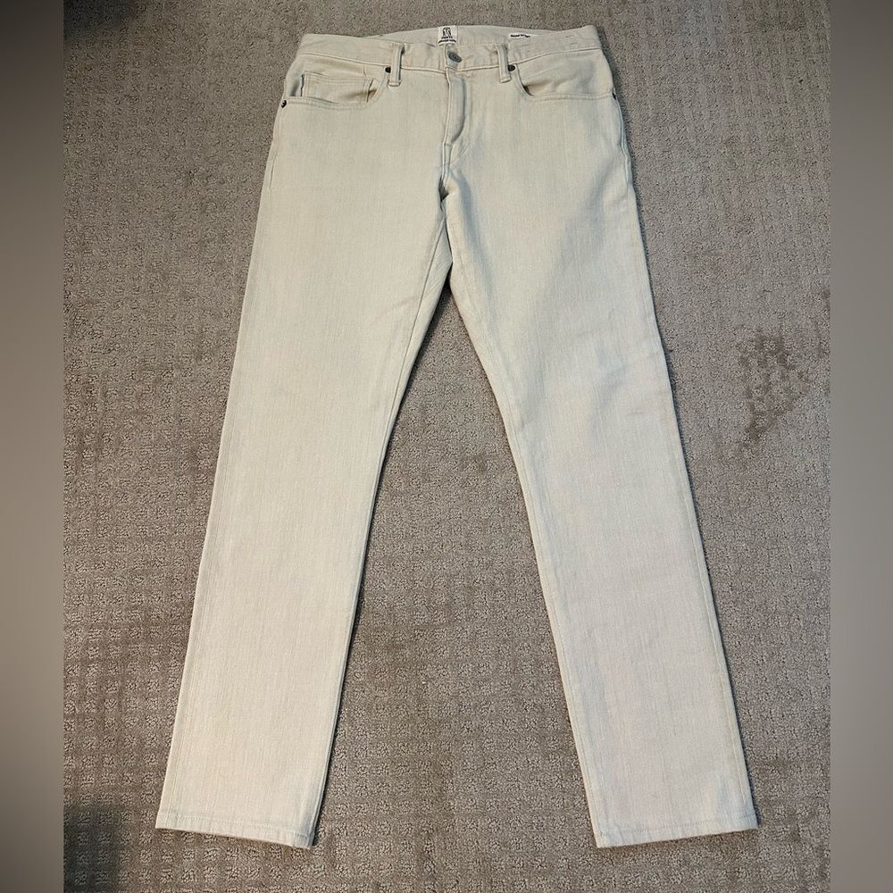 Kato Pen Slim Stretch Selvedge 10.5oz Men’s Chuck Wash Denim Jeans size 31